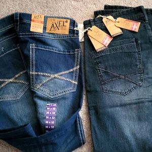 2 pair never worn Axel Jeans